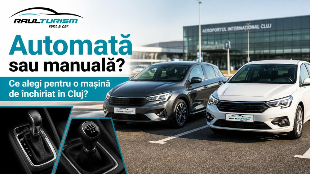 Cutie automata sau manuala? Ce alegi cand cauti masini de inchiriat Cluj